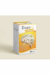 Exam Plus Balık Yağı Standardize Bitkisel Özütler B12 ve Diğer Vitaminler 30 Kapsül