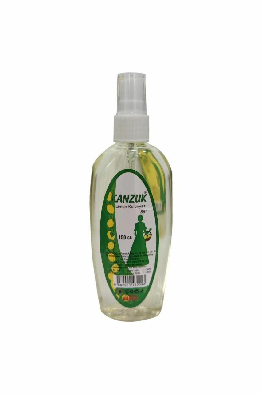 Kanzuk Limon Kolonyası Sprey 80° 150 ml