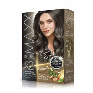 Maxx Deluxe Saç Boyası 6.11 Yoğun Koyu Küllü Kumral