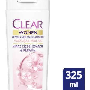 Clear Women Yumuşak Parlak Kiraz Çiçeği Besleyici Şampuan 325 ml