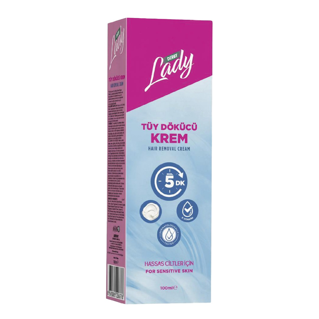 Derby Lady Tüy Dökücü Krem Hassas Ciltler İçin 100 ml