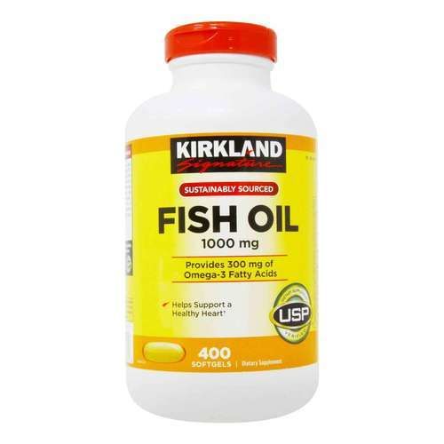 Kirkland Fish Oil 1000 mg 400 Softgels