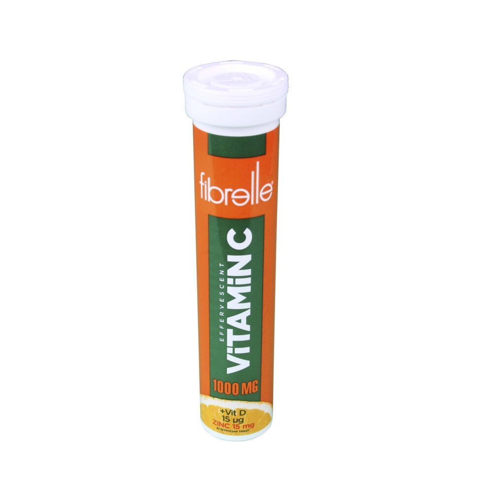 Fibrelle VİTAMİN C ( Vitamin D - Çİnko - Lİf ) 20 Tablet