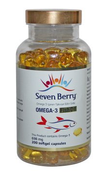 Seven Berry Omega 3 Fish Oil 200 Softgel Kapsül