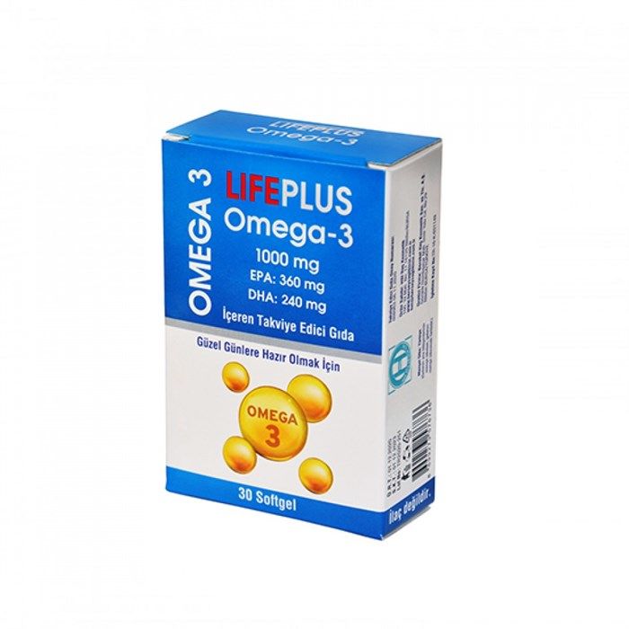 Lifeplus Omega 3 1000 mg 30 Kapsül