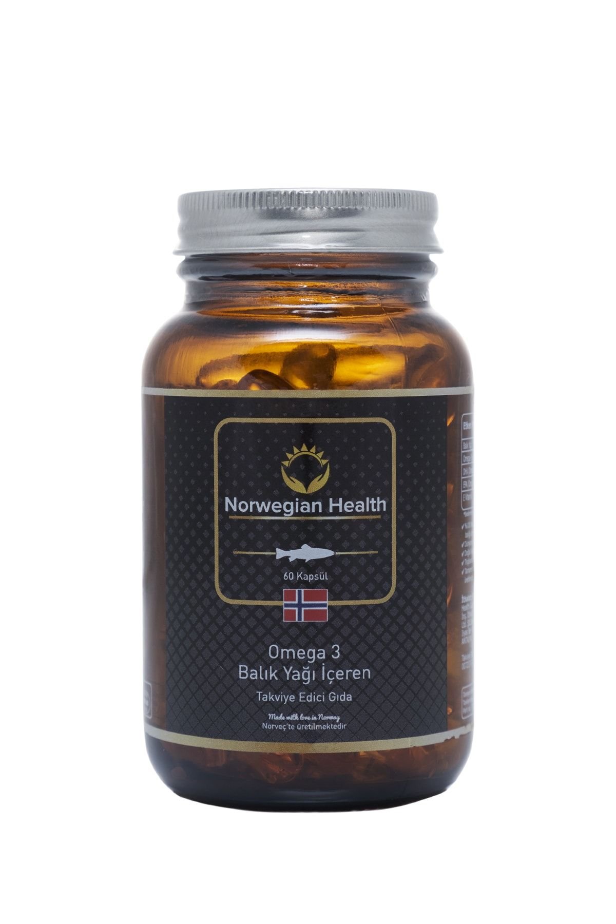 Norwegian Health Omega 3 Balık Yağı 60 Kapsül