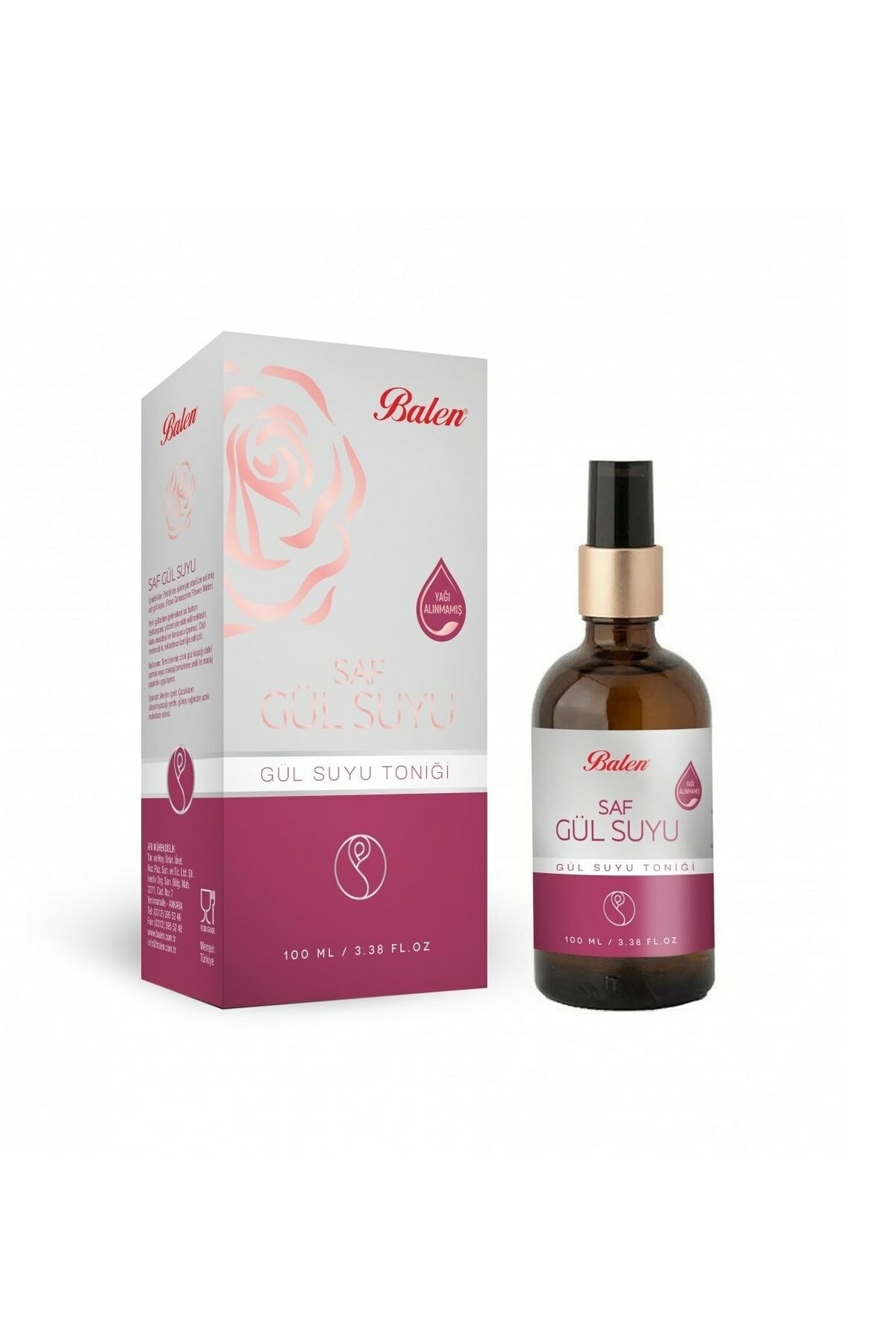 Balen Saf Gül Suyu Toniği 100 ml