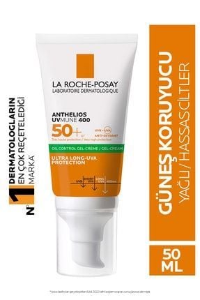 La Roche Posay Anthelios Oil Control Karma Yağlı Ciltlere Yüz Güneş Kremi SPF50 50 ml