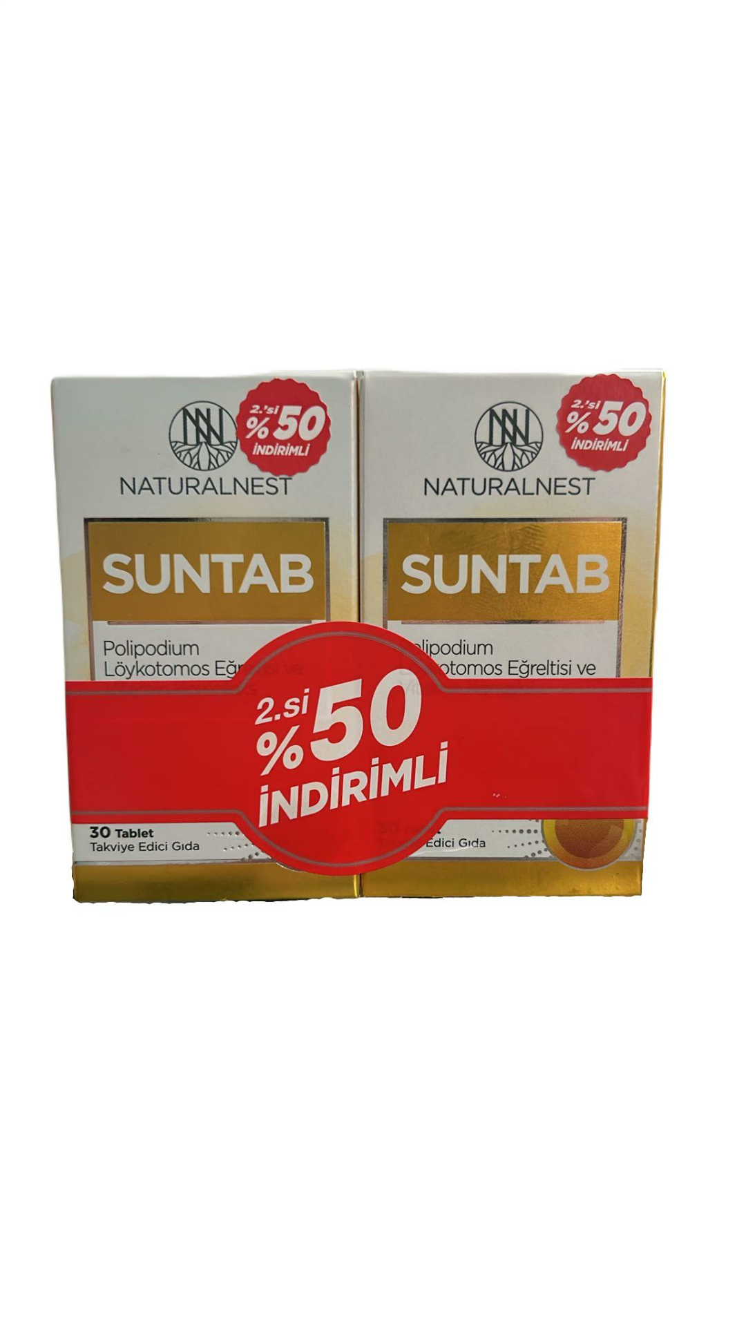 Naturalnest Suntab 30 Tablet 2.'si %50 İndirimli
