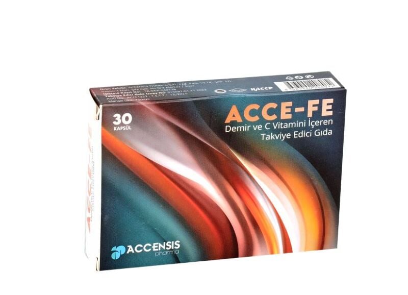 Acce Fe Demır Vıtamını 30 Cap