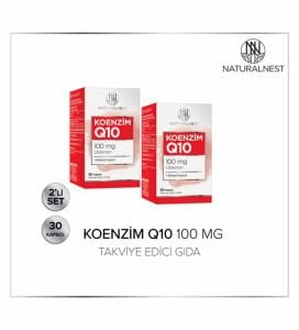 Naturalnest Q10 Kapsül Takviye Edici Gıda 30 Kapsül - 2 Kutu