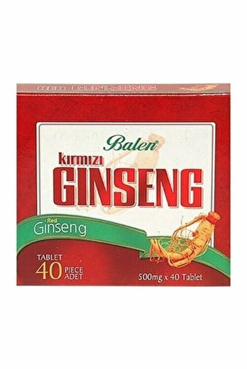Balen Kırmızı Ginseng Tablet 500 mg 40'lı