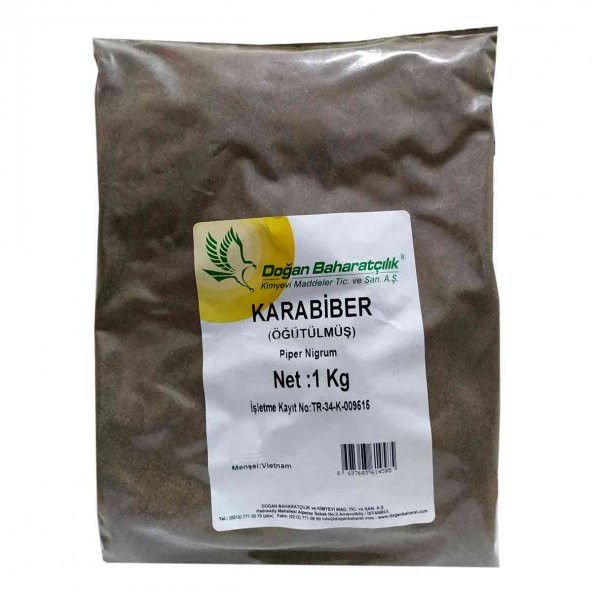 Doğan Karabiber Doğal Öğütülmüş Saf 1000 gr