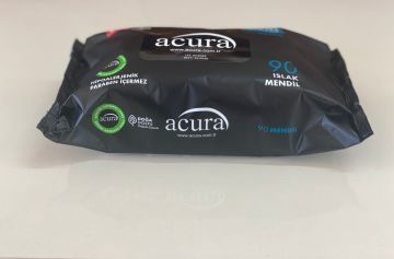 Acura Hipoalerjenik Islak Mendil 90 Adet