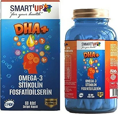 Smart Up DHA Omega 3 60 Kapsül - 5 Adet