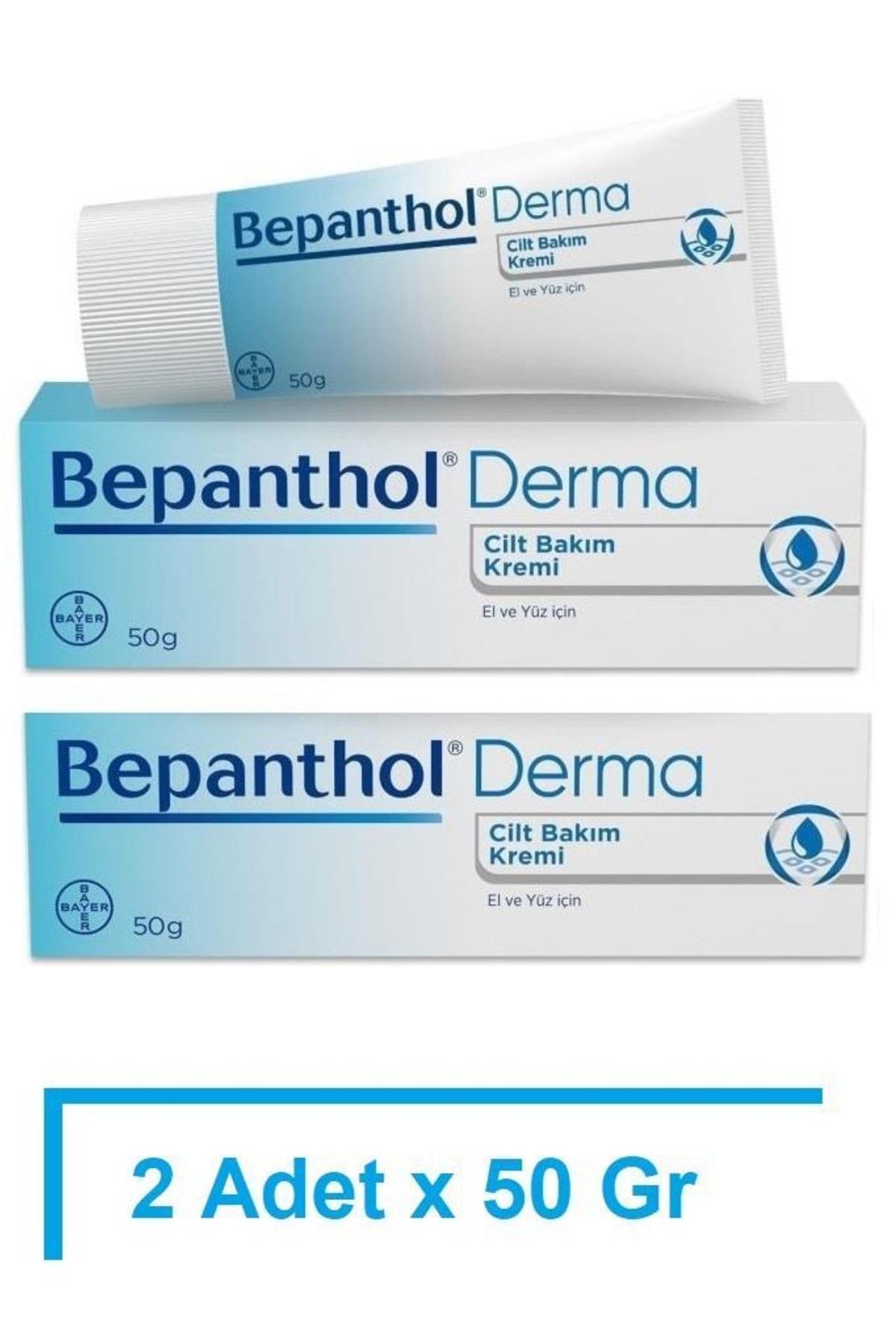 Bepanthol Derma Cilt Bakım Kremi 50 gr - 2 Adet