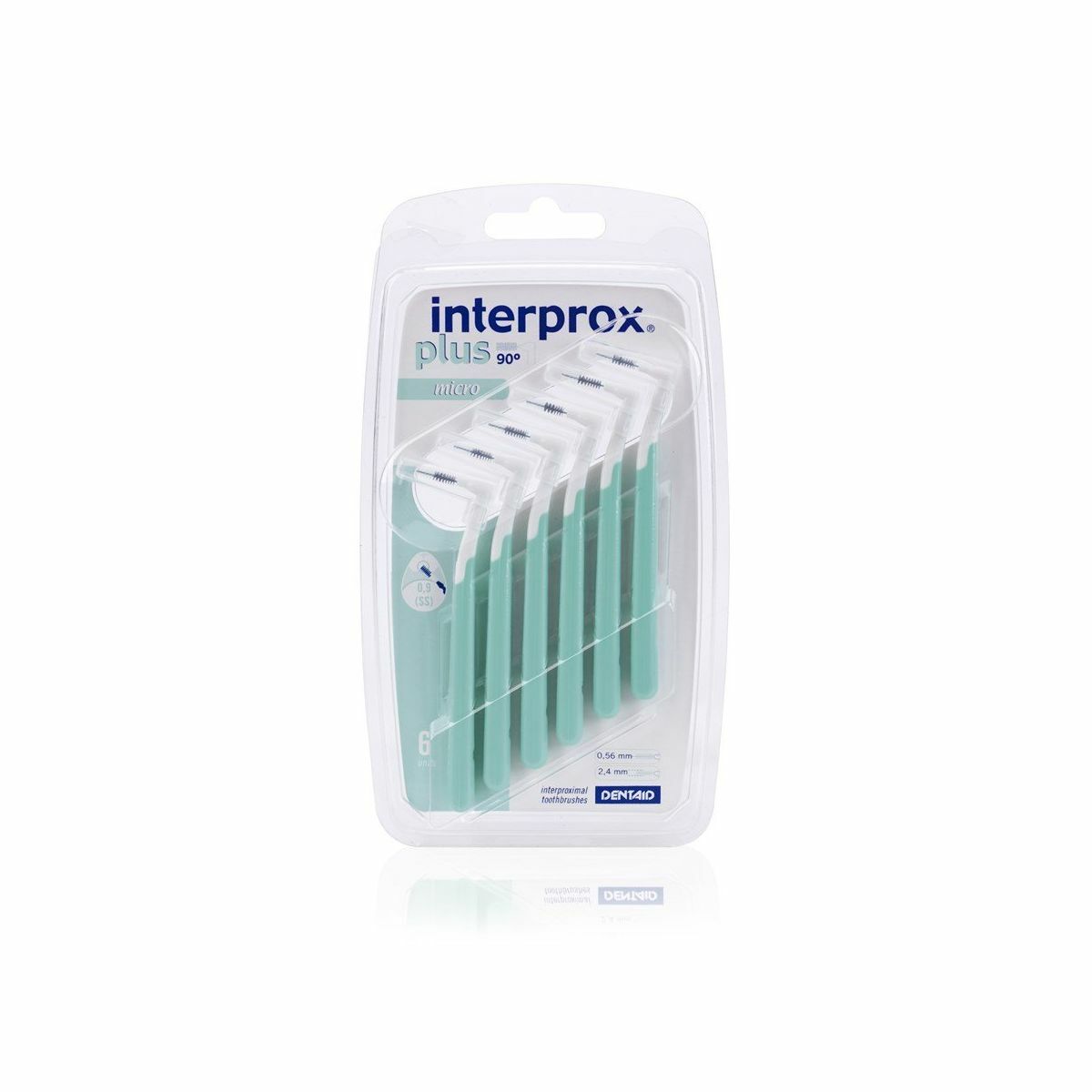 Interprox Interproximal Micro Arayüz Fırçası Yeşil 0.9 mm 6 Adet