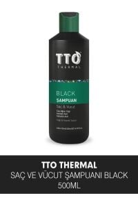 TTO Thermal Black Saç ve Vücut Şampuanı 400 + 100 ml