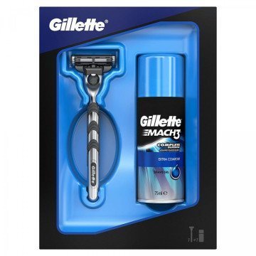 Gillette Mach3 Tıraş Makinesi + 75 ml Tıraş Jeli