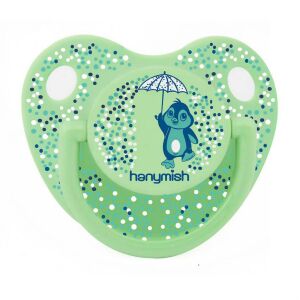 Hanymish Rainbow Silikon Damaklı Emzik No: 1 Yeşil