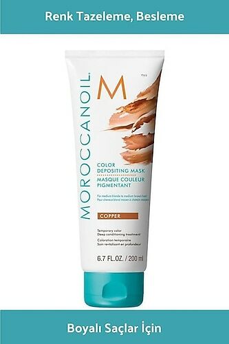 Moroccanoil Color Deposit Mask Copper Global Saç Maskesi 200 ml