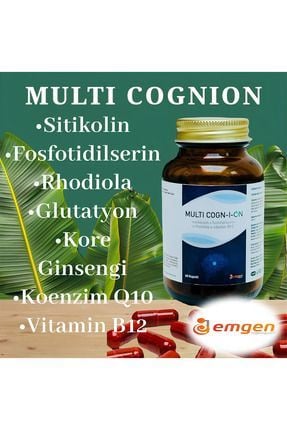 Multi Cogn-I-On Sitikolin Fosfodilserin Rhadiola B12 60 Kapsül