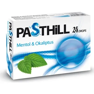 Pasthill Mentol & Okaliptus Pastil Drops 24'lü