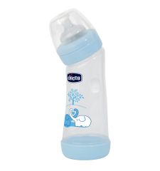 CHICCO BIB EGIMLI SILIKON EMZ 250ML MAVI