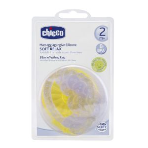Chicco Soft Relax Dişlik Şeffaf Silikon 2'li