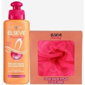 L'Oreal Paris Elseve Dream Long Bye-Bye Makas Saç Bakım Kremi 200 ml + Toka Hediyeli