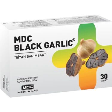 MDC Black Garlic Sarımsak Ekstresi 30 Tablet - 6 Adet