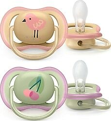 Avent SCF085/13 Ultra Air Kız Çocuk Emziği 0-6 Ay 2'li