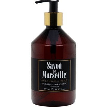 Savon De Marseille Siyah Süsen Çiçeği Sıvı Sabun 500 ml