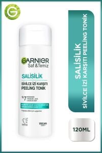 Garnier Salisilik Sivilce İzi Karşıtı Gözenek Sıkılaştırıcı Peeling Tonik Salisilik Niasinamid Skualen Aha 120 ml
