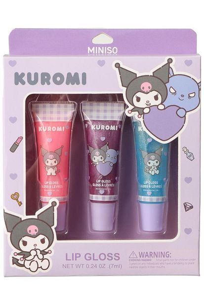 Kuromi Lip Gloss Dudak Parlatıcısı Bubble Gum Aromalı 5 ml
