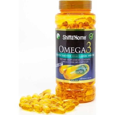 Shiffa Home Omega 3 Balık Yağı 1000 mg 200 Softjel Kapsül