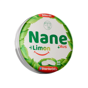 Sterile Oil's Nane & Limon Bitkisel 30 Pastil Metal Kutuda