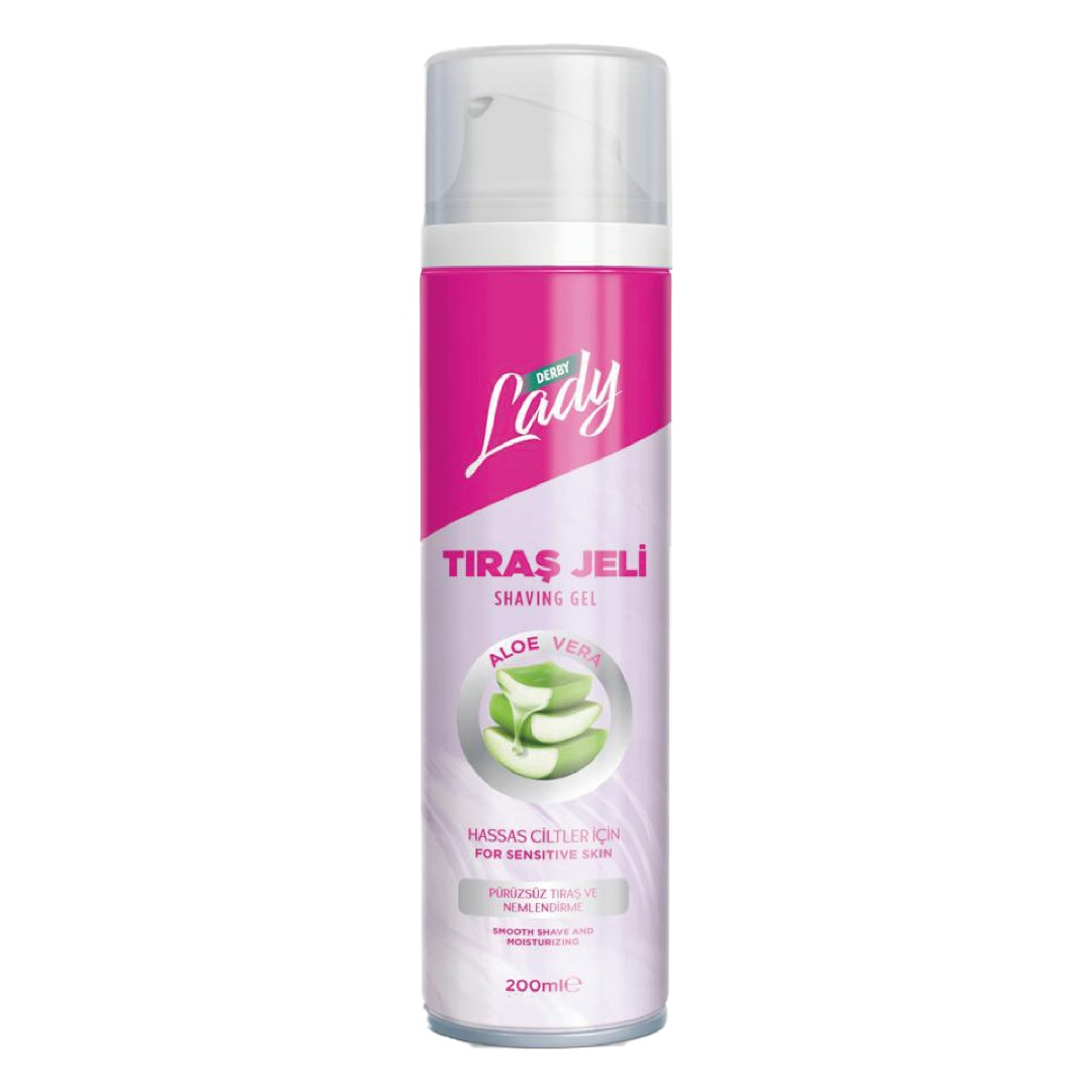 Derby Lady Hassas Ciltler İçin Tıraş Jeli 200 ml