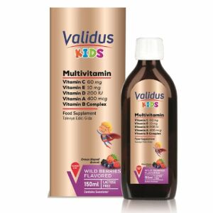 Validus Kids Citicoline 250 mg Fos 500 mg Phosphotidylserine 150 mg Vitamin Complex 150 ml Şurup