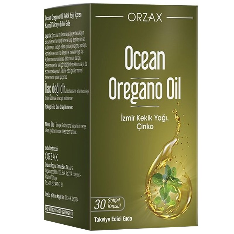 Ocean Oregano Oıl 30 Kapsul