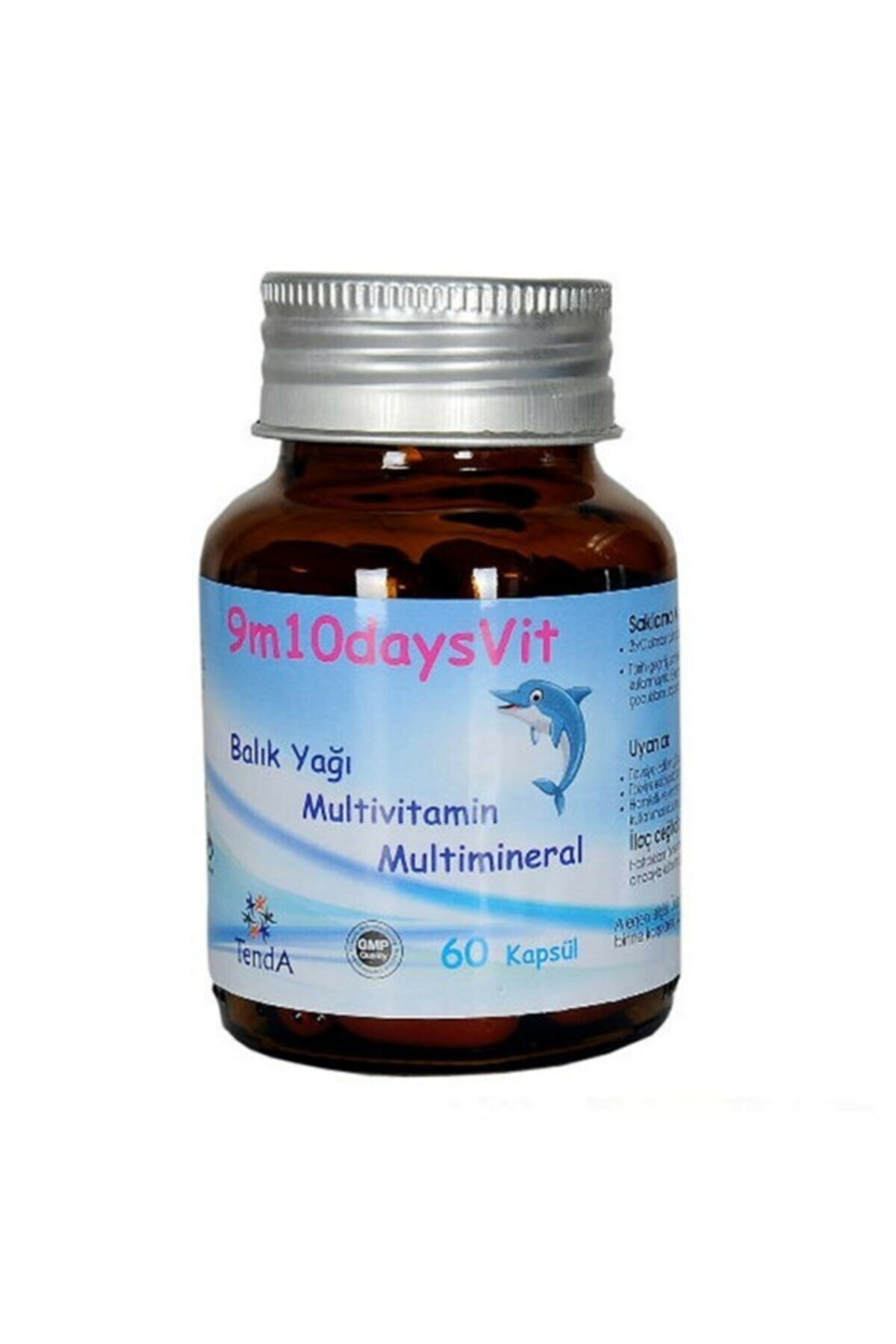 9M 10 Days Vit Balık Yağı Multivitamin Multimineral 60 Kapsül