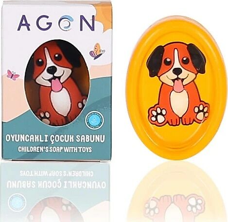 Agon Portakal Özlü El Yapımı Oyuncaklı Çocuk Sabunu