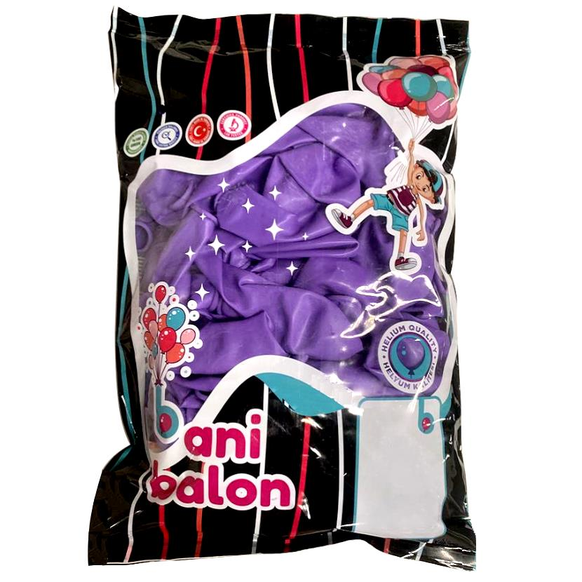 Bani Balon Baskısız 12 inç 100'lü - Violet