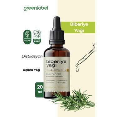 Greenlabel Biberiye Yağı %100 Doğal ve Saf 20 ml