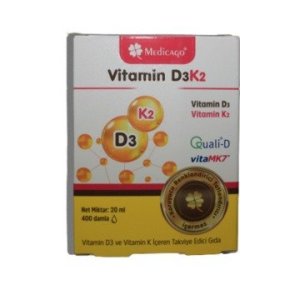 Vıtamın D3k2 Medıcago Daml20ml
