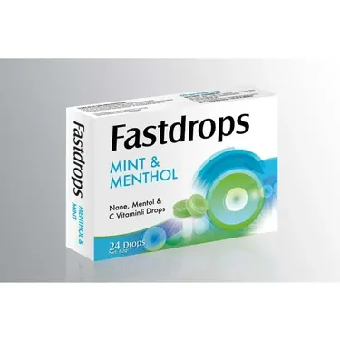Fast Drops Nane Mentol Pastil 24'lü