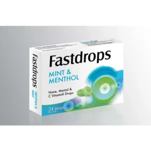 Fast Drops Nane Mentol Pastil 24'lü