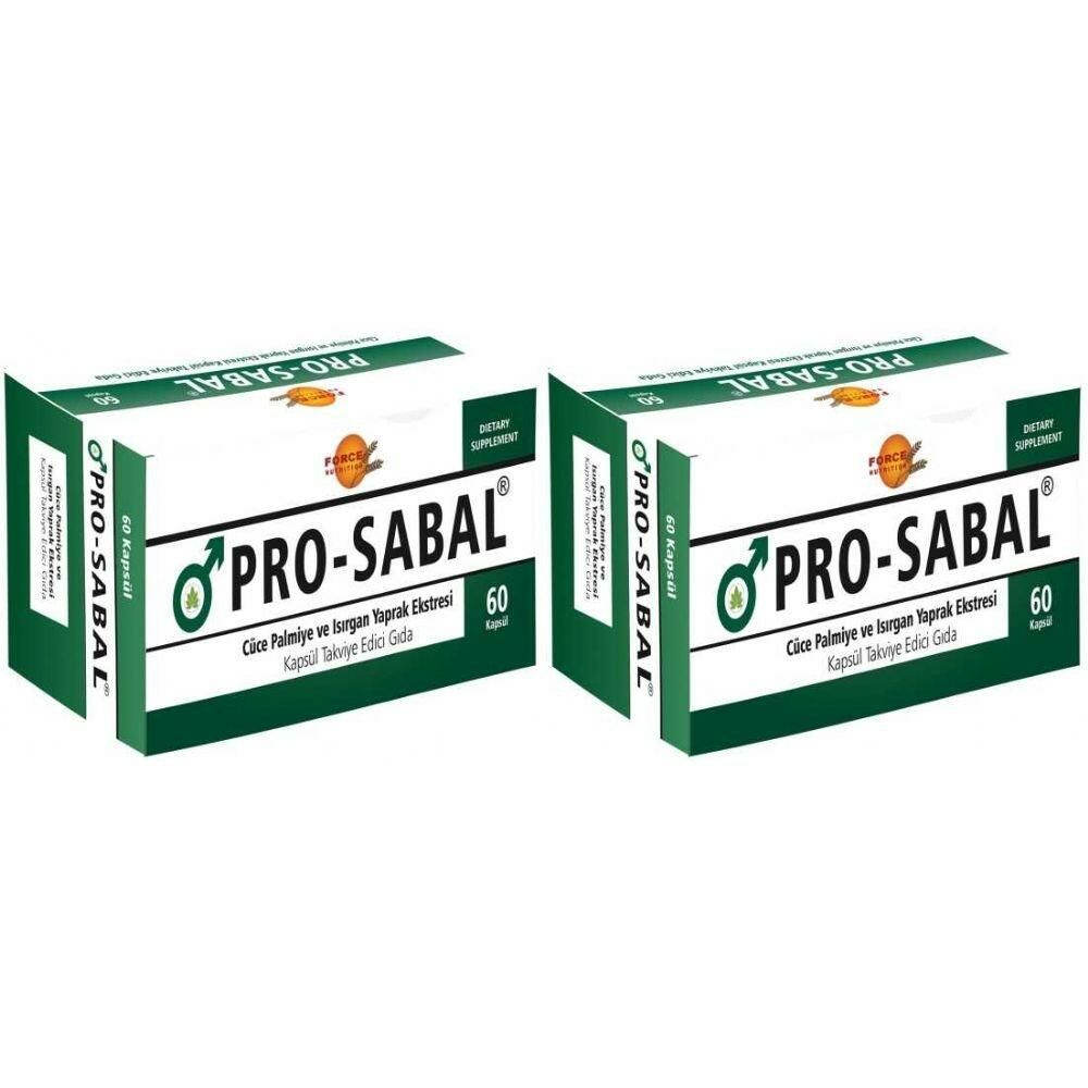 Force Nutrition Pro-Sabal 60 Kapsül - 2 Adet