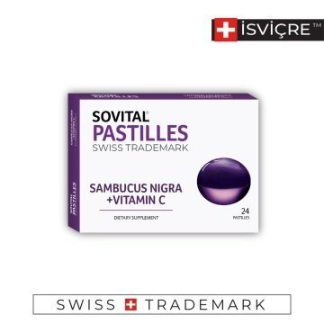 Sovital Sambucus Nigra + Vitamin C Pastil 24 Adet