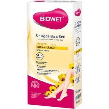 Lady Biowet Sir Ağda Bandı Seti Naturel Normal Ciltler 41 Parça